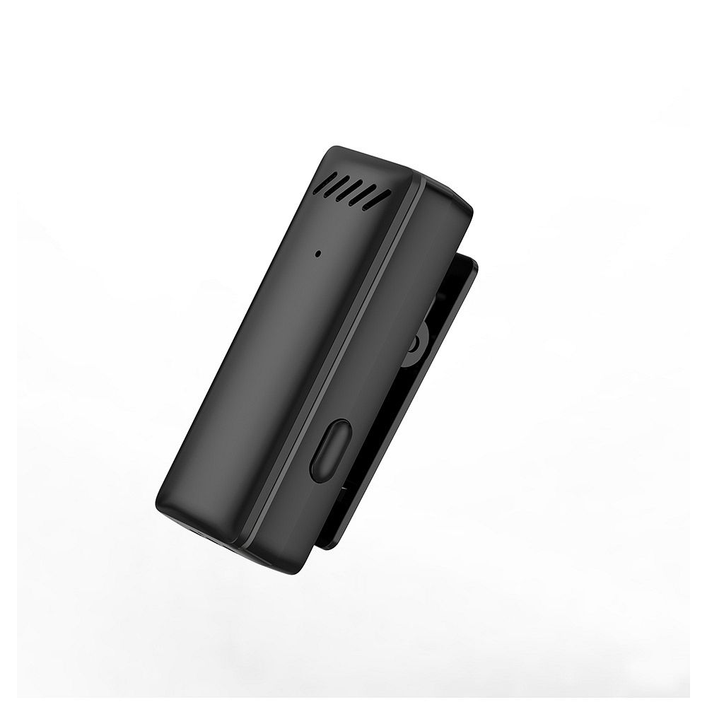 Mikrofon krawatowy bezprzewodowy Typ C z etui ładującym S11 czarny