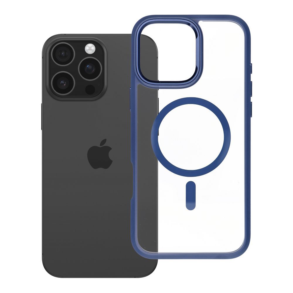 ROAR case MAG BUMPER compatible with MagSafe for IPHONE 16 Pro Max navy blue