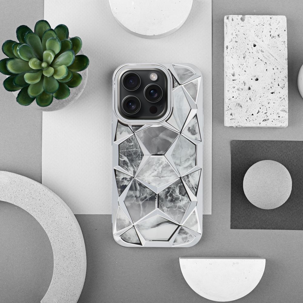 Futerał TWINKI do IPHONE 14 PRO srebrny