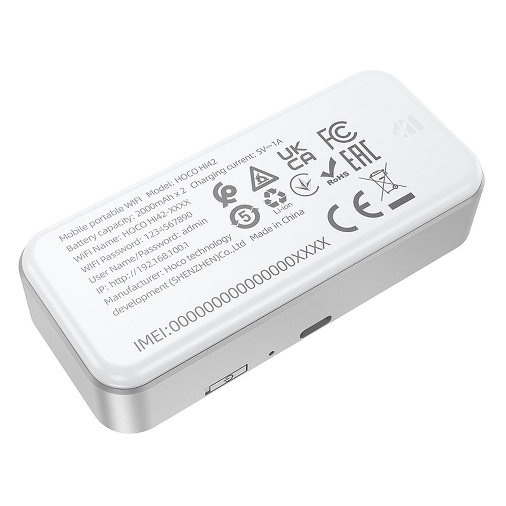 Wireless router 4G LTE WiFi 6 Hoco HI42 biały