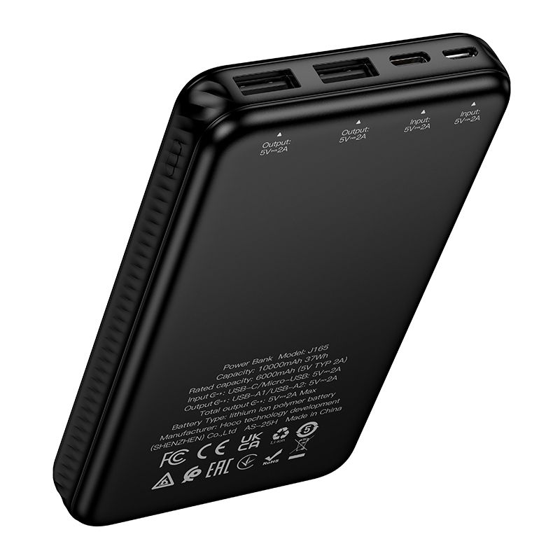 Powerbank Hoco 10000 mAh 2A J165 black