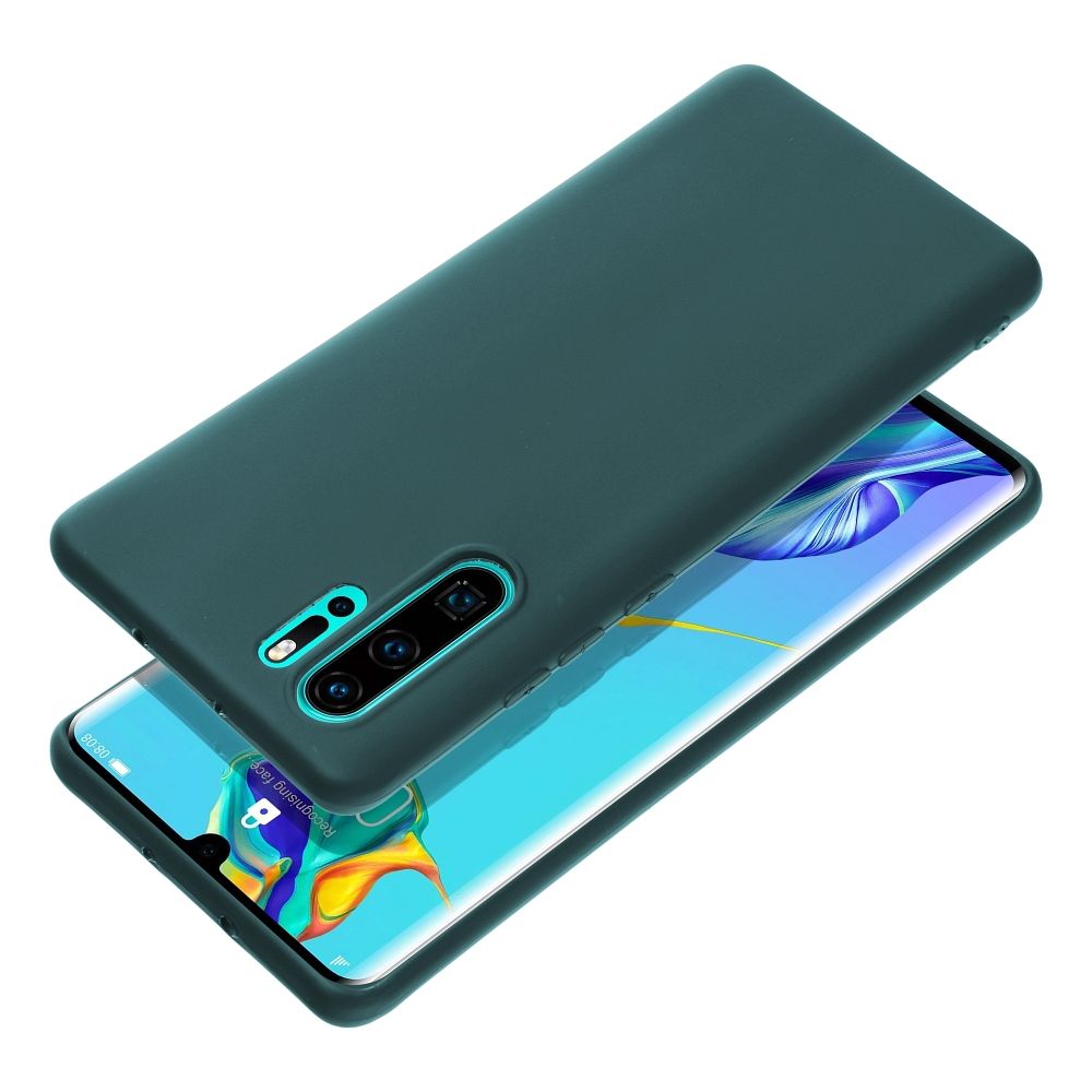 Futerał MATT do HUAWEI P30 Pro ciemnozielony
