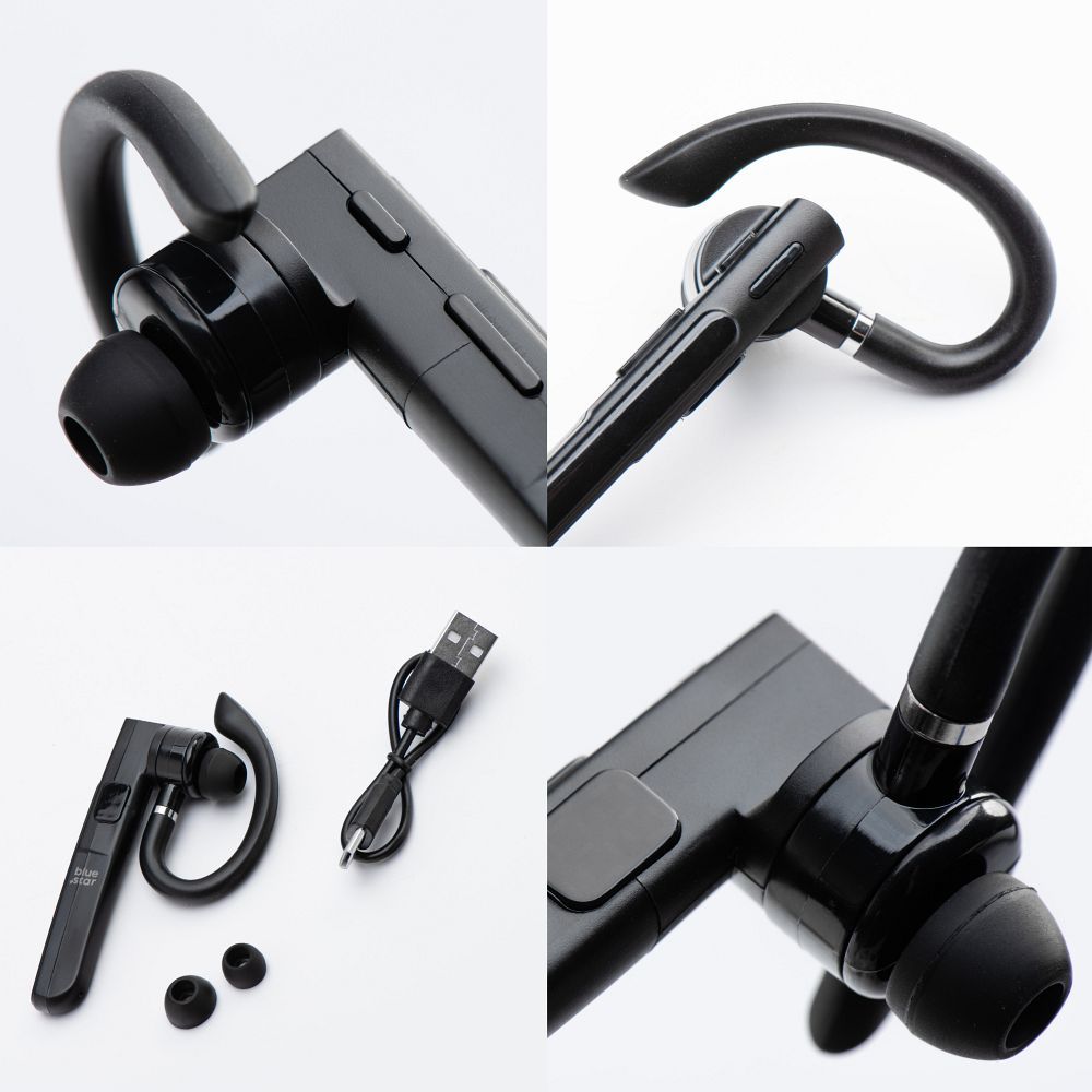 Bluetooth slušalica Blue Star Adventure Wireless mono headset crna