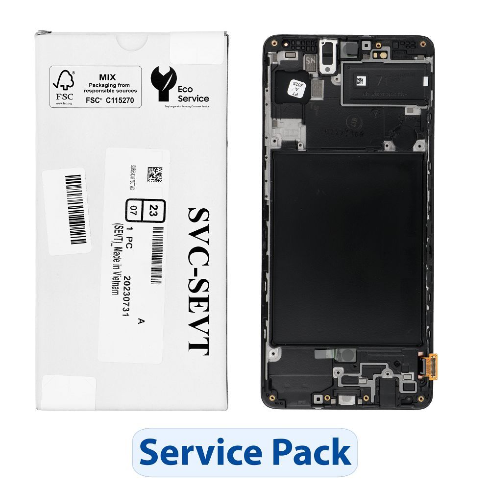 ServicePack LCD Display for SAMSUNG A71 A715F GH82-22248A