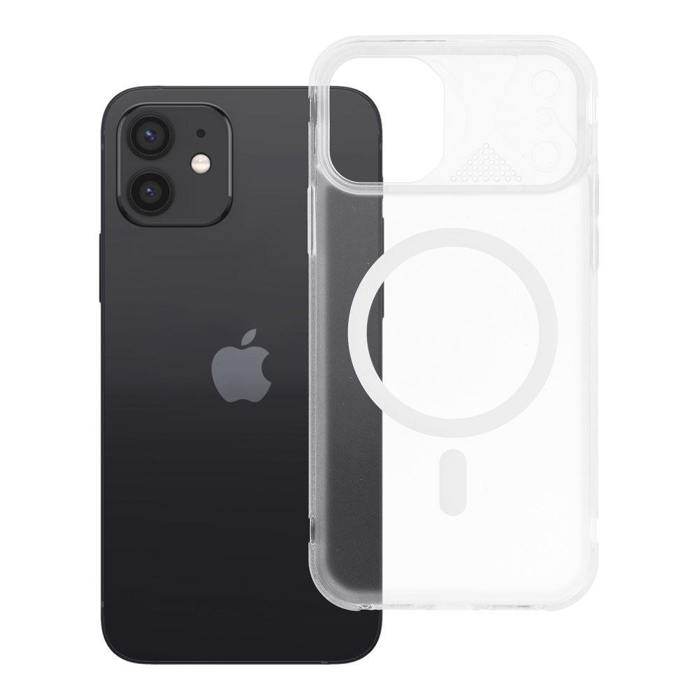Case for iPhone 12 / 12 Pro Aurora compatible with MagSafe white