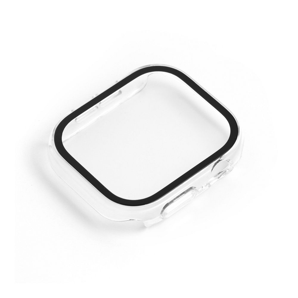 Bestsuit Case with Hybrid Glass for Apple Watch 10/11 46mm - transparent