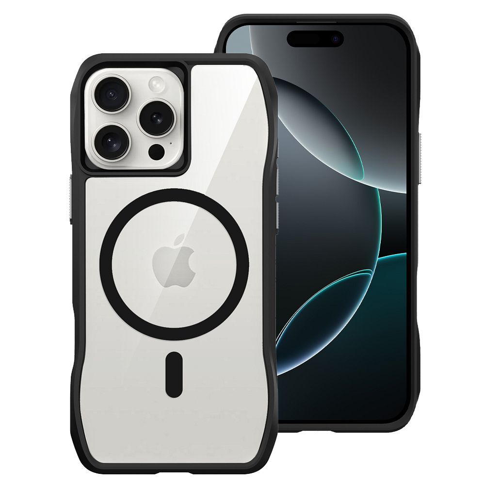 ROAR case SLIM DEFENDER compatible with MagSafe for IPHONE 15 Pro black