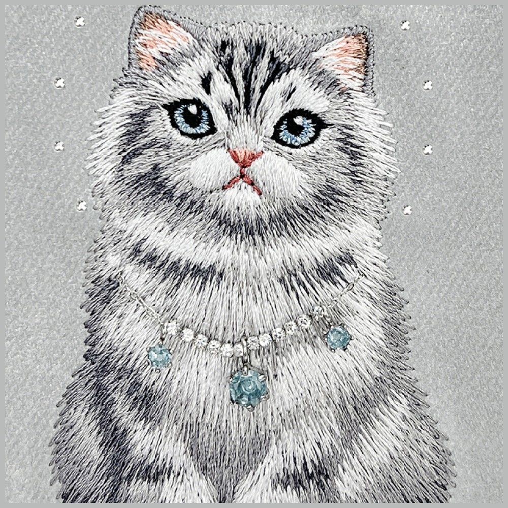 NIMMY case LUCKY FASHION CAT compatible with MagSafe for IPHONE 18 Pro Max/17 Pro Max grey