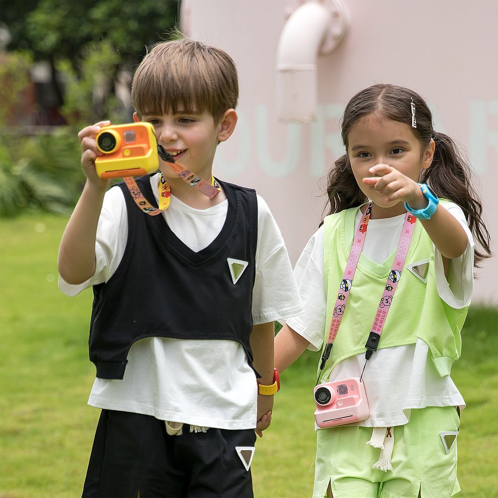 PICOCICI aparat cyfrowy dla dzieci z drukarką WS-C03 żółty