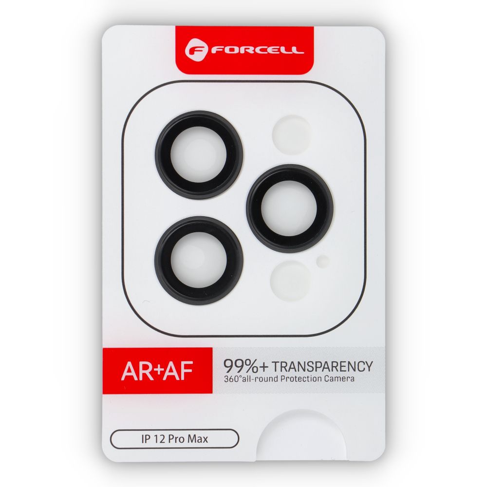 Szkło hartowane Forcell Premium do aparatu - do iPhone 12 Pro Max Grafitowy