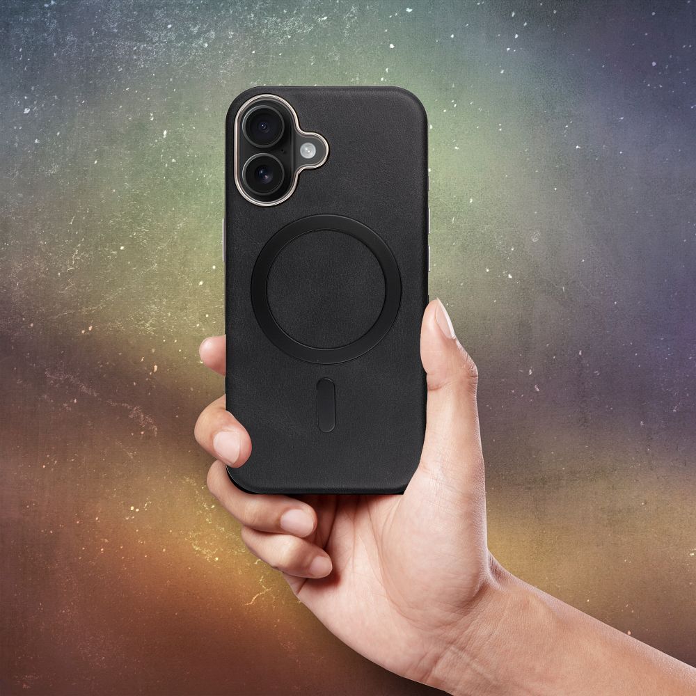 Futerał GENTLEMAN MAG COVER kompatybilny z MagSafe do IPHONE 16 czarny