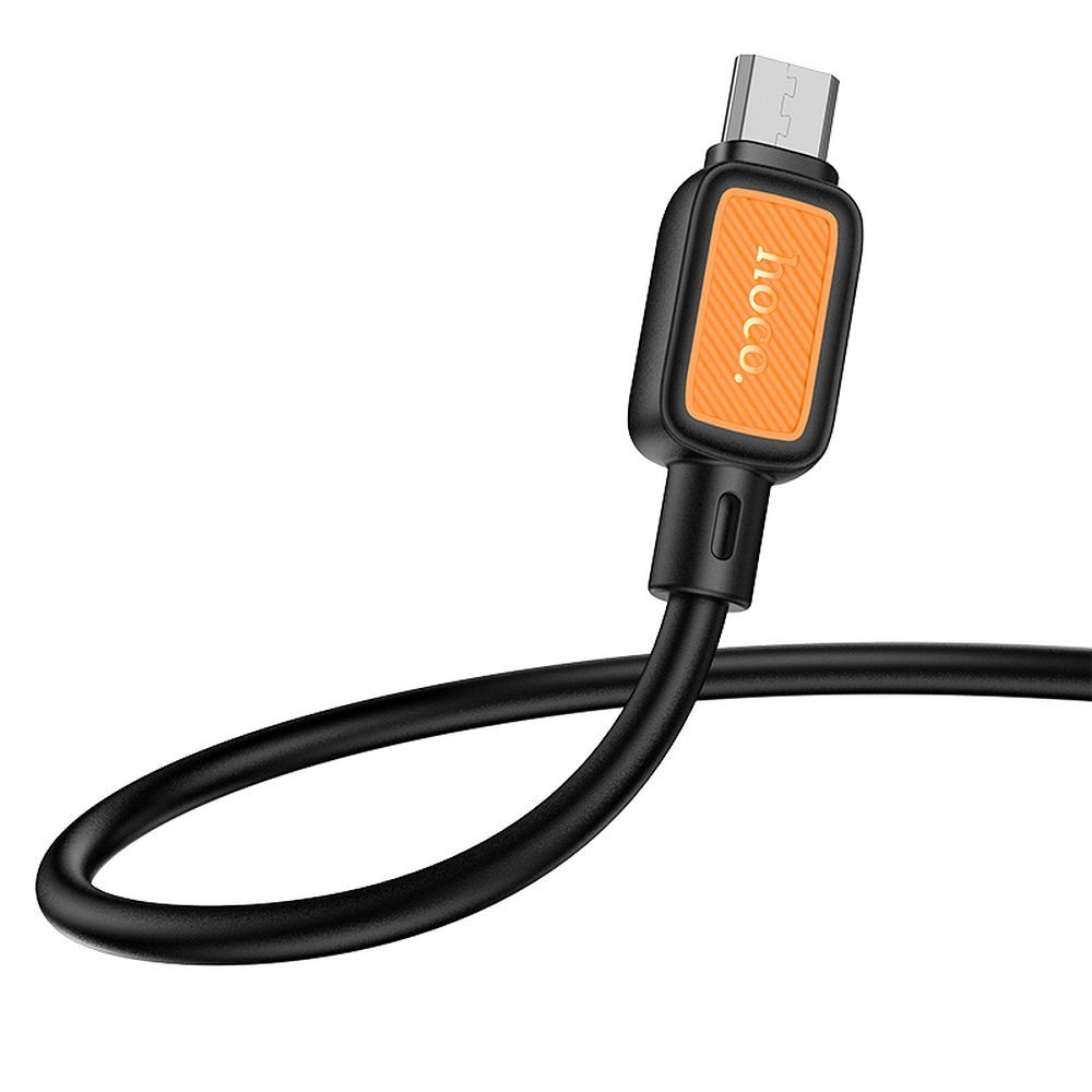 Kabel USB A do Micro USB Hoco 2,4A 1 m X108 czarny