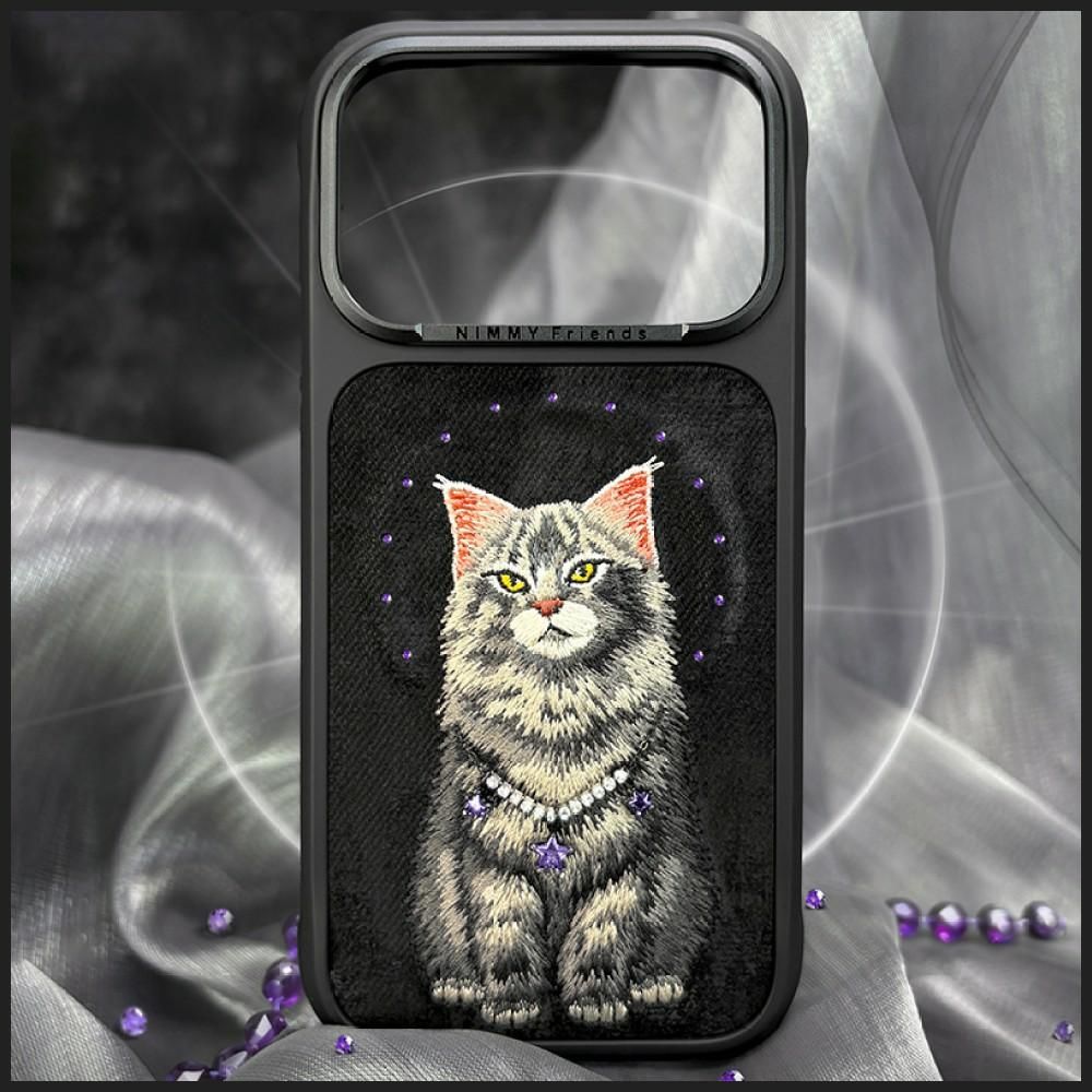 NIMMY case LUCKY FASHION CAT compatible with MagSafe for IPHONE 18 Pro Max/17 Pro Max black