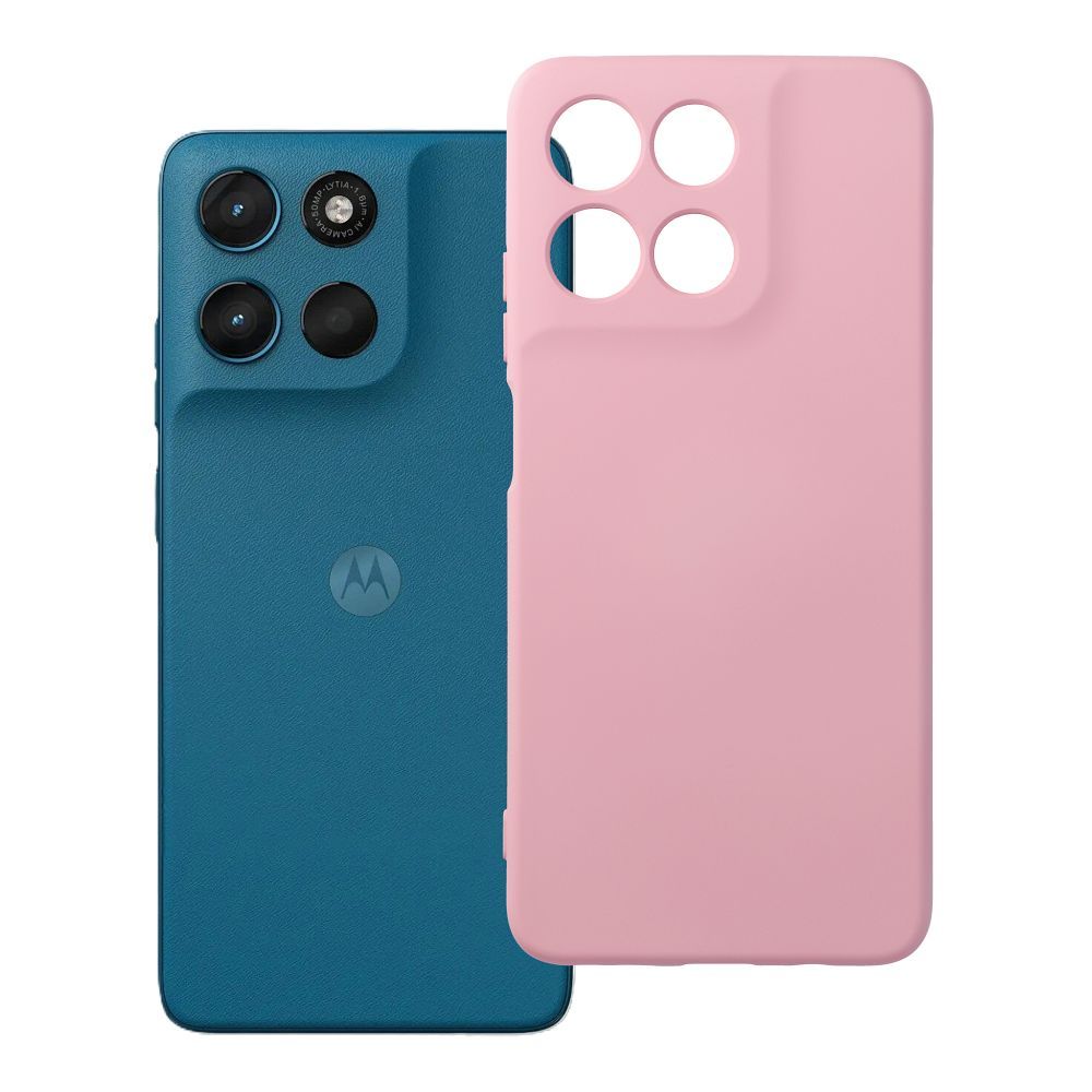 Case for Motorola G57 / G57 Power Silicone powder pink