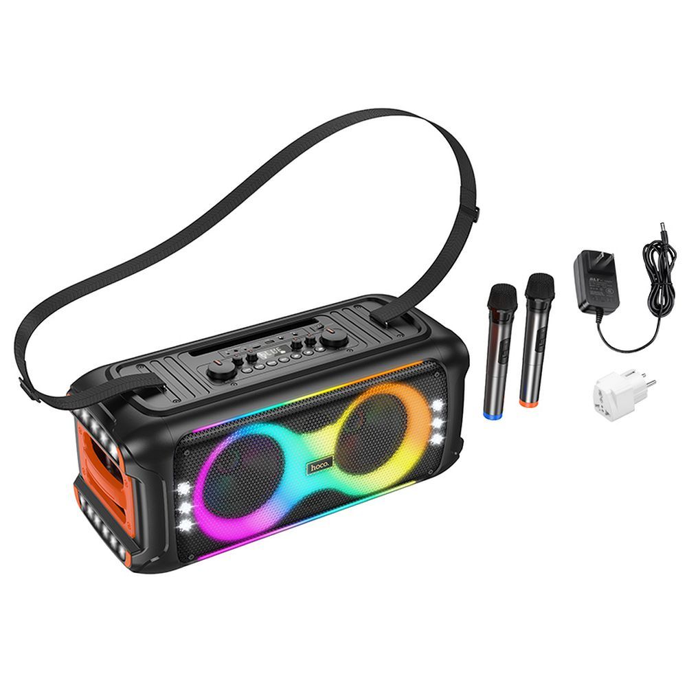 Zestaw do karaoke bluetooth 60W 8h Hoco HA9 czarny