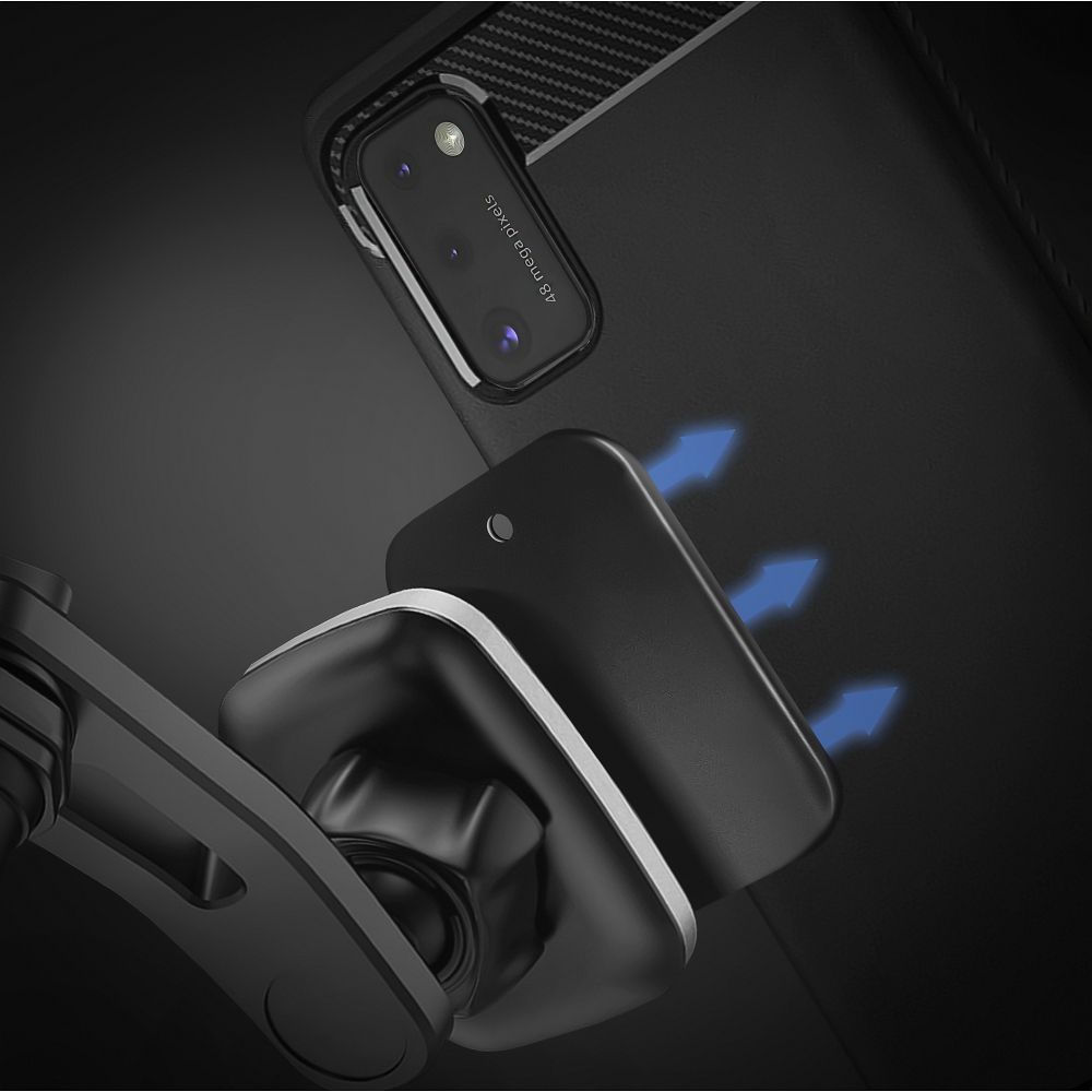 Blaszki do uchwytu magnetycznego czarno srebrne