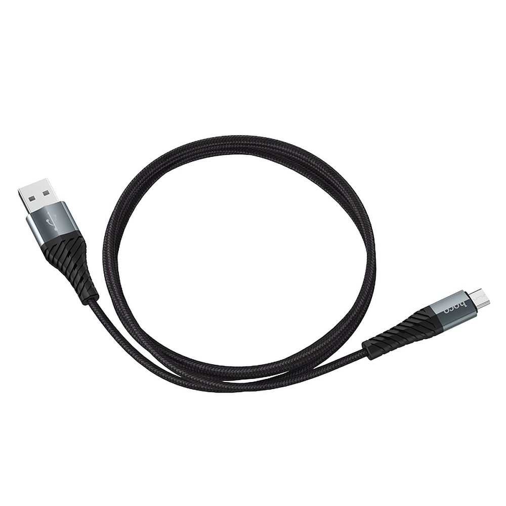 HOCO COOL charging data cable for Micro X38 1 metr black