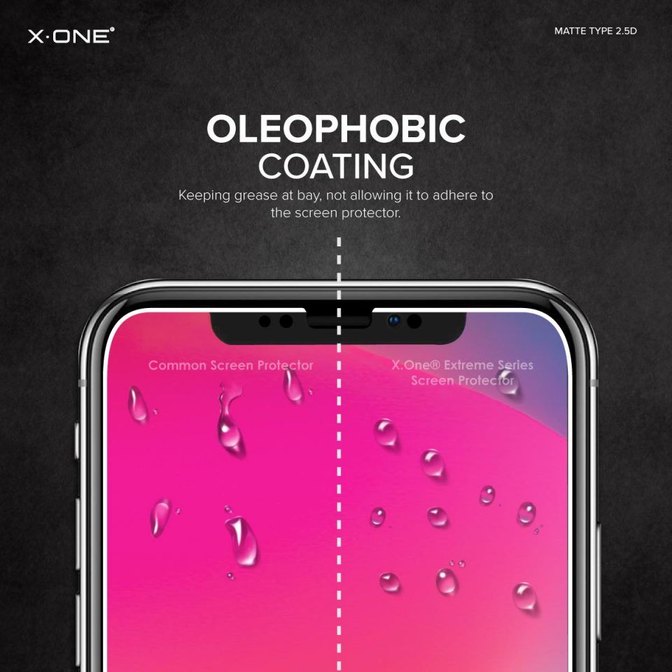 X-ONE Full Cover Extra Strong Matte - for iPhone 18 PRO tempered glass 9H