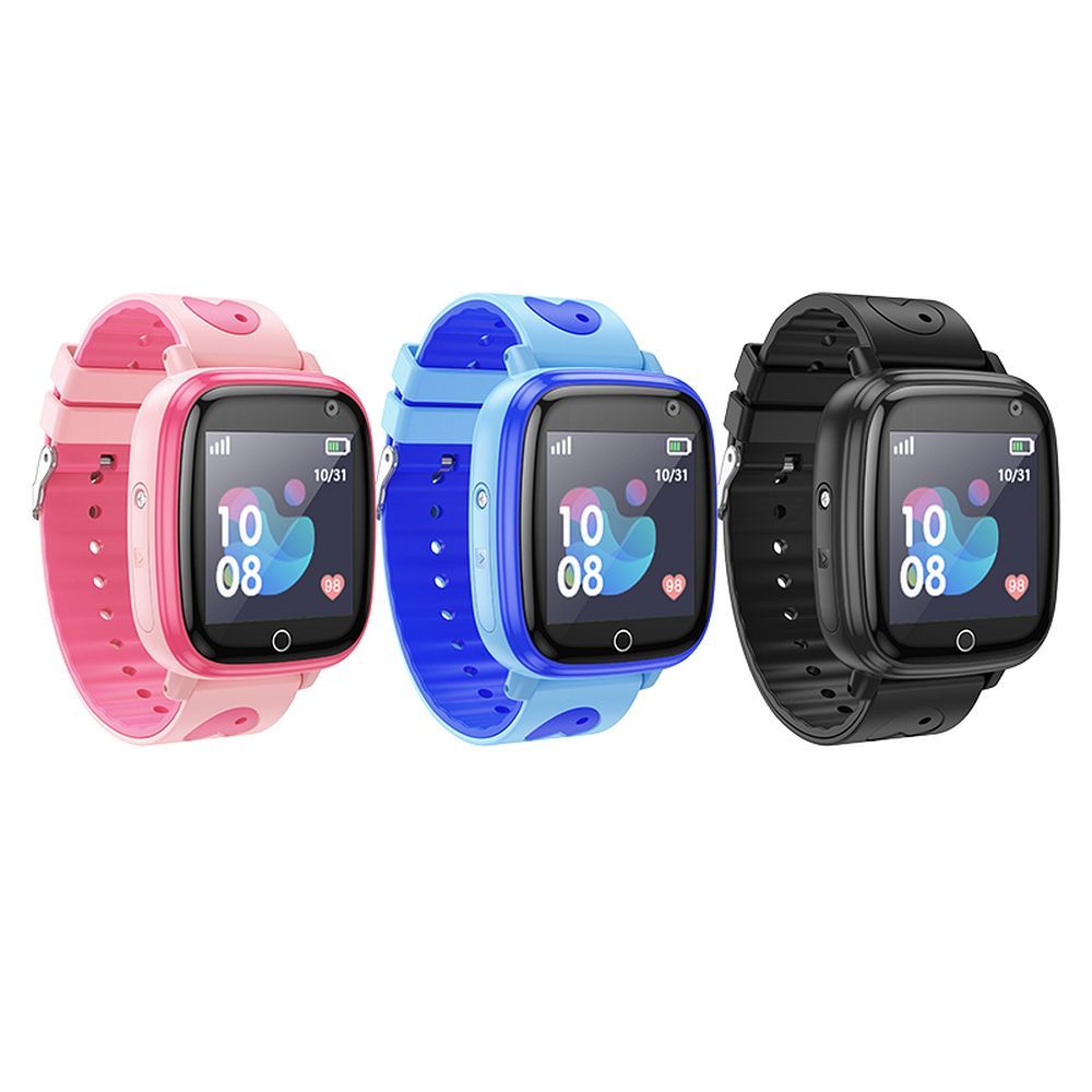 Smartwatch dla dzieci Hoco 1,44" 2G z funkcją rozmowy Y100 czarny