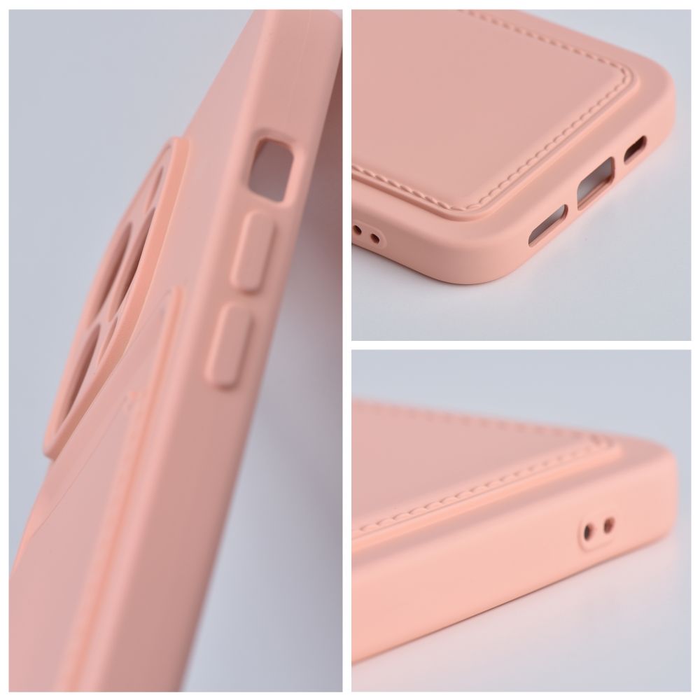 Futerał CARD CASE do IPHONE 7 / 8 / SE 2020 / SE 2022 różowy
