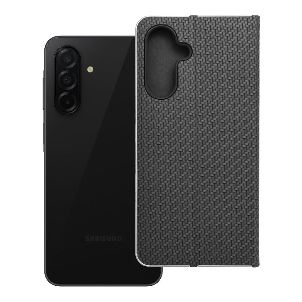 Flip case for Samsung A26 5G Luna Book Carbon black
