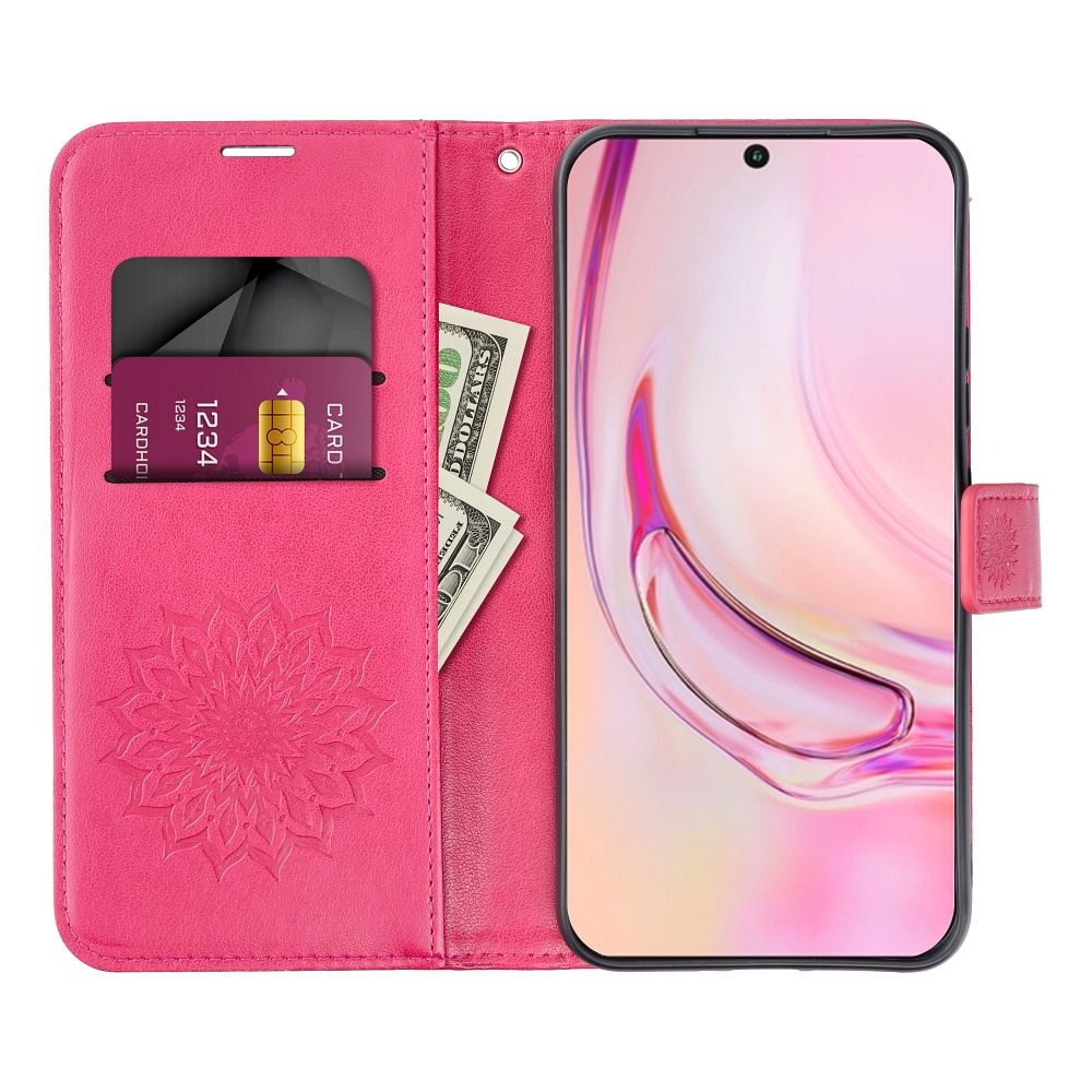 Kabura MEZZO Book do XIAOMI Redmi 13C / POCO C65 mandala magenta