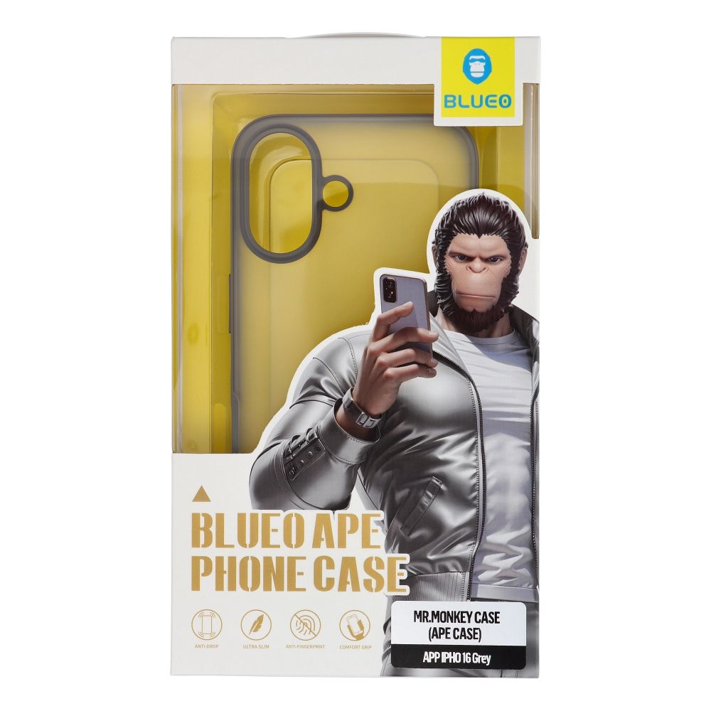 BLUEO APE Phone Case - Apple iPhone 16 blue