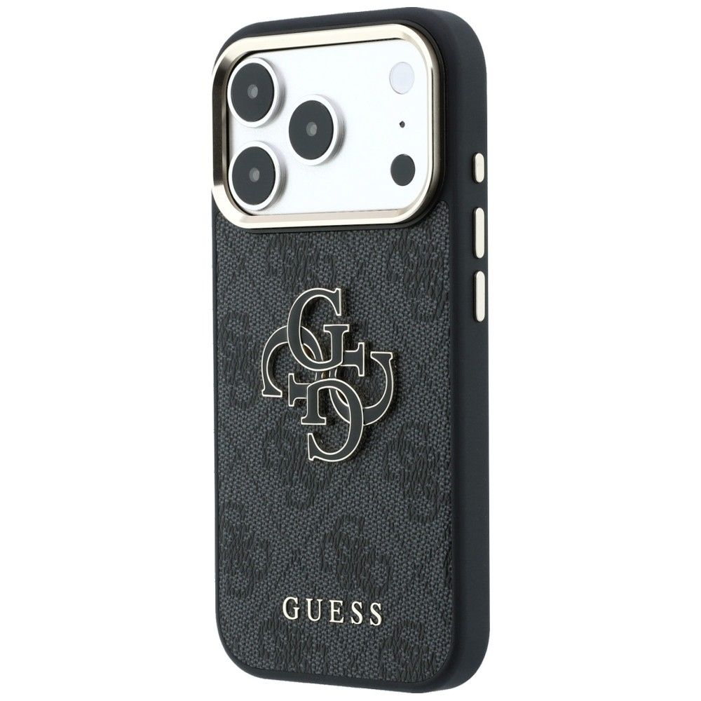 GUESS case for IPHONE 18 Pro Max / 17 Pro Max GUE005482 (PU FW Resin Logo) black