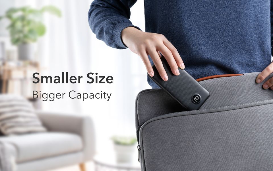 VEGER powerbank 10000 mAh PD QC3.0 2A 20W L10S (W1105PD) czarny