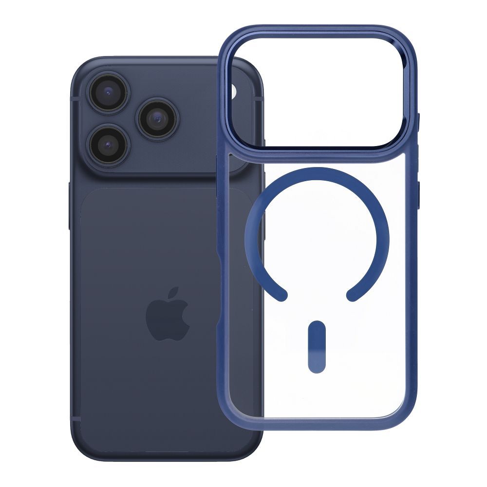 ROAR case MAG BUMPER compatible with MagSafe for IPHONE 17 Pro navy blue