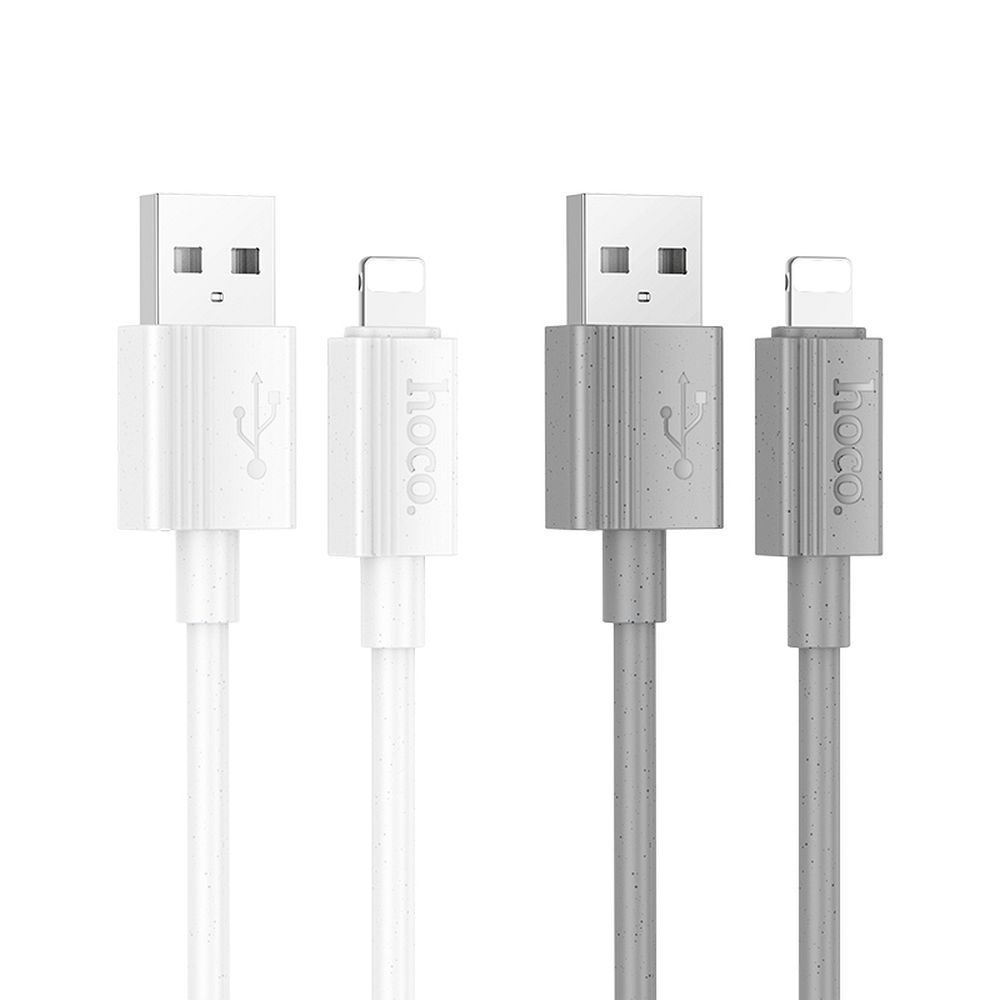Kabel USB A do Lightning Hoco 2,4A 1 m X107 biały