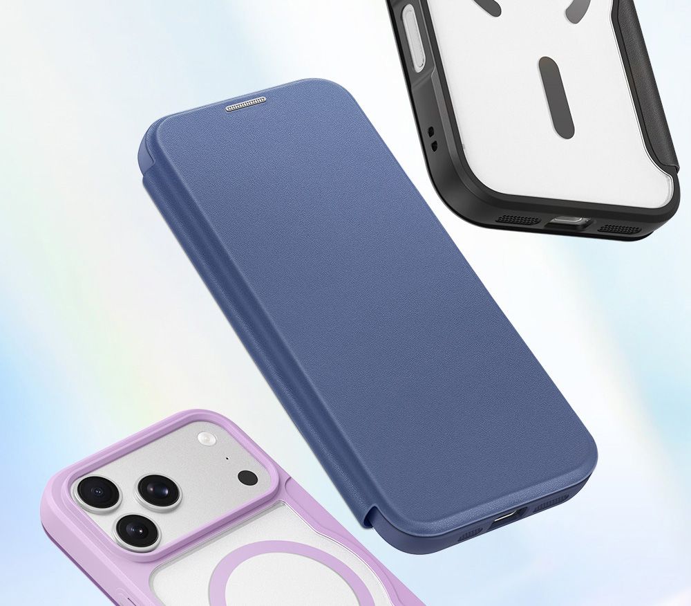DUX DUCIS case SKIN X PRO compatible with MagSafe for iPhone 18 Pro / 17 Pro (Open Ring Version) blue