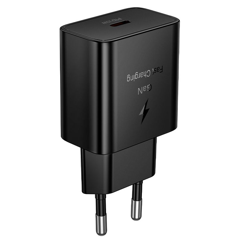 Phone charger Hoco USB C QC PD 25W N76 black