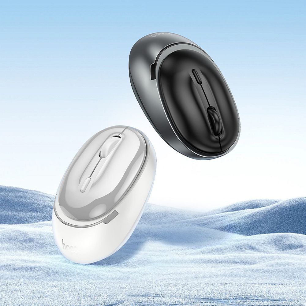 Myszka bezprzewodowa Hoco 2,4G 1600 dpi GM34 szaro biała