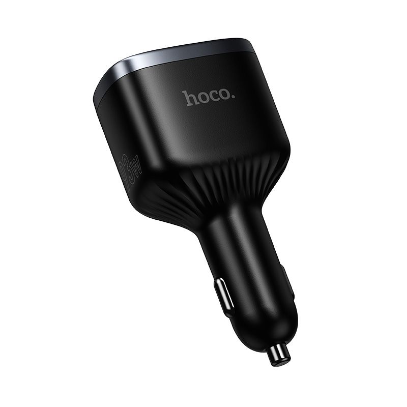Car charger Hoco USB A + 2xUSB C PD QC3.0 93W Z70 black