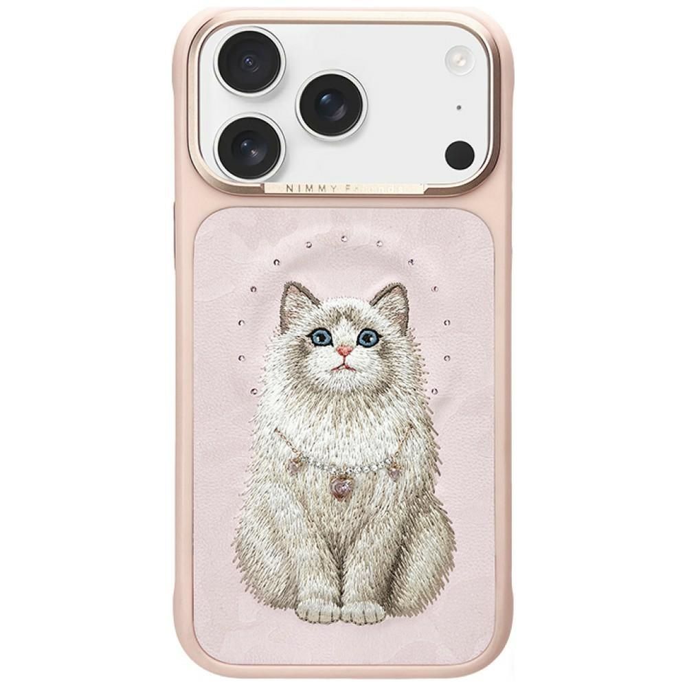 NIMMY case LUCKY FASHION CAT compatible with MagSafe for IPHONE 18 Pro Max/17 Pro Max pink