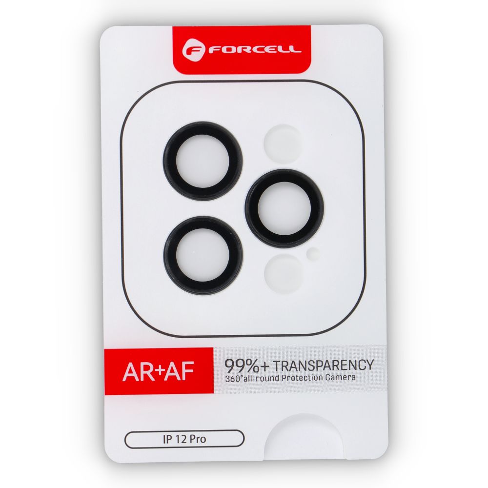 Szkło hartowane Forcell Premium do aparatu - do iPhone 12 Pro Grafitowy