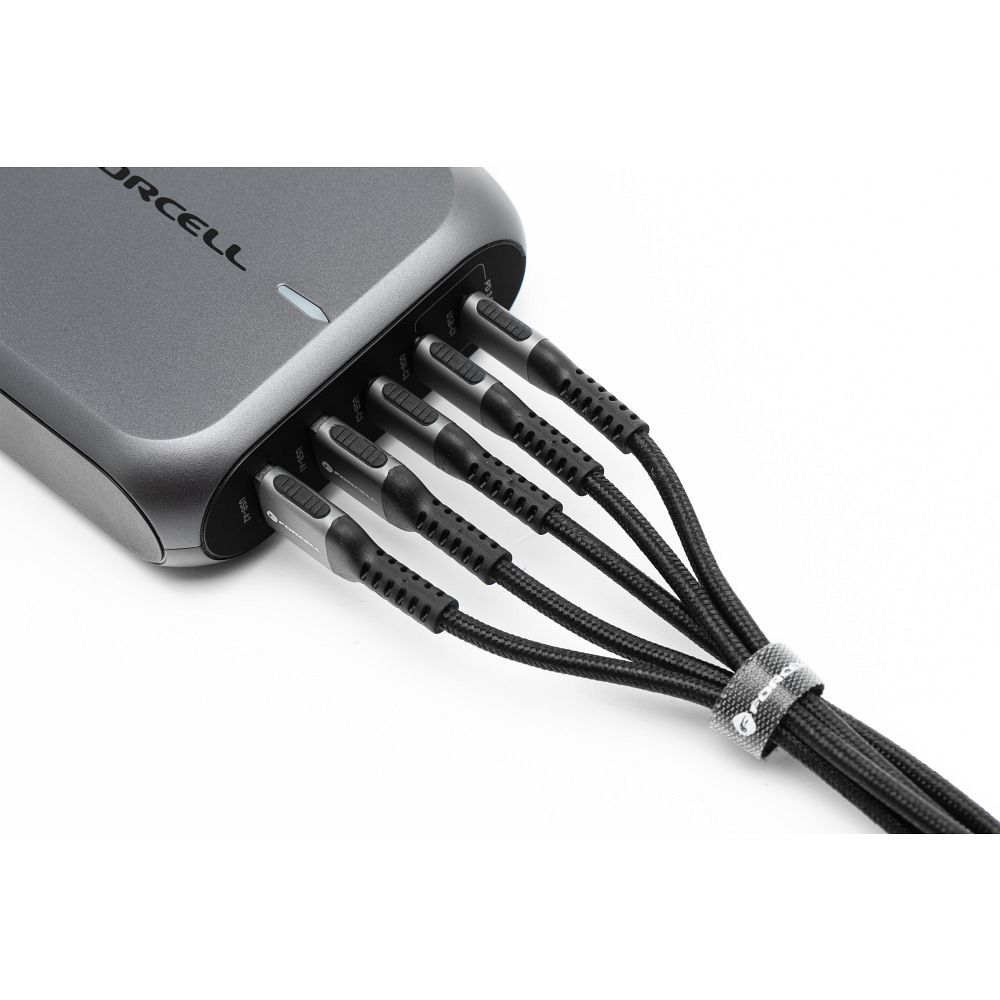 Cable USB C to USB C Forcell F-Energy QC4.0 PD 5A 100W Cafule 3 m C260 black