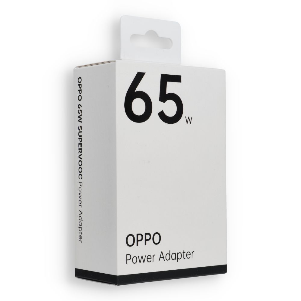 OPPO SuperVOOC original charger Type C VCA7JFEH 65W white blister