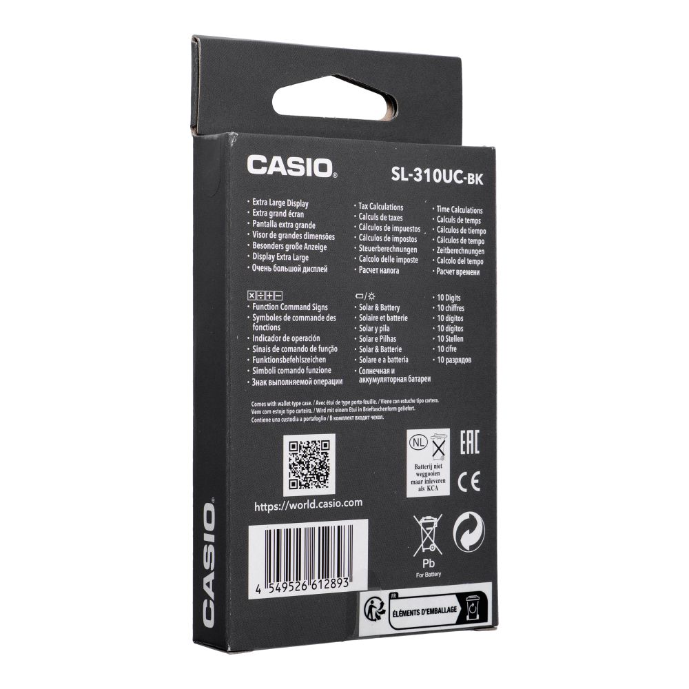 Calculator Casio SL-310UC-BK black