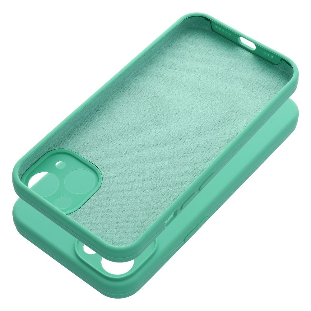 Futerał SILICONE 2mm do IPHONE 13 miętowy