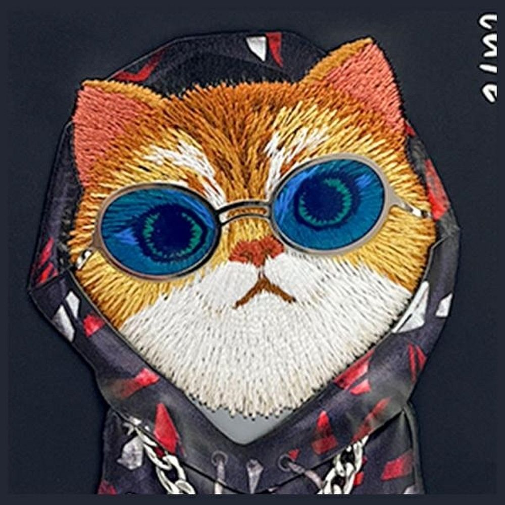 NIMMY futerał GLASSES COOL CAT do IPHONE 15 czarny