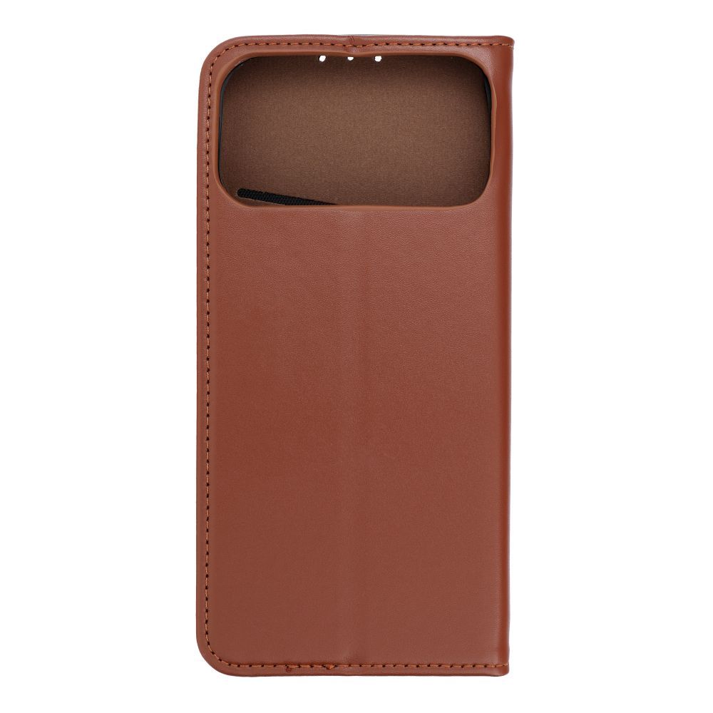 Kabura SMART PRO Book skórzana do IPHONE 17 Pro Max brązowy