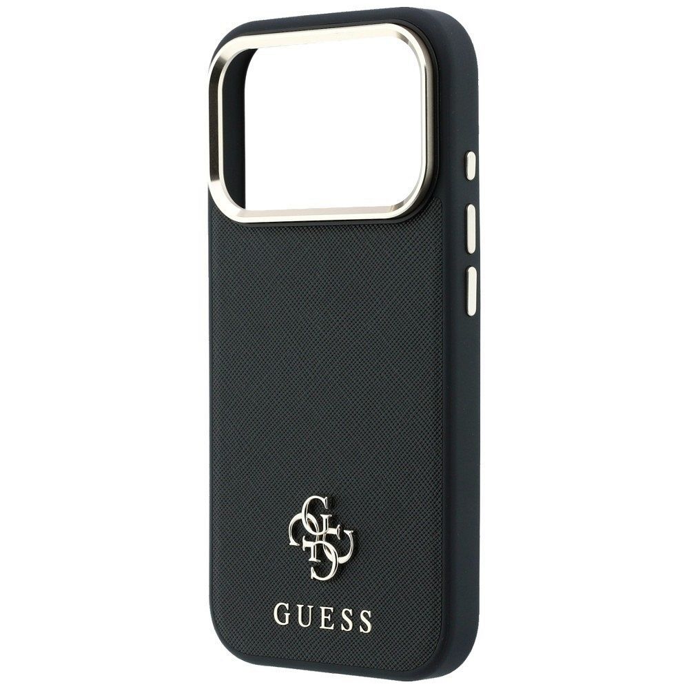 Case for IPHONE 18 Pro Max/17 Pro Max compatible with MagSafe (Saffiano Small 4G & Classic Logo) back