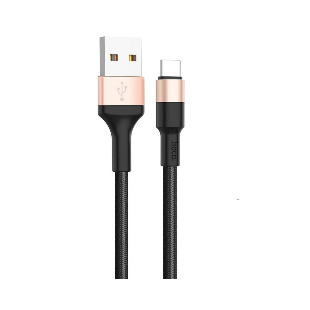 HOCO cable USB A to Type-C 2A X26 1 m black gold
