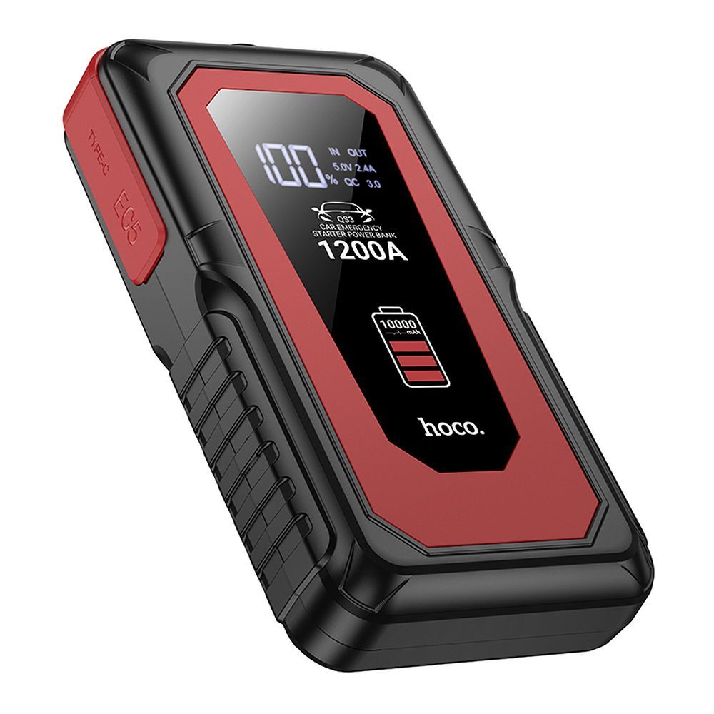 Powerbank Hoco 10000 mAh 2,4A 18W with a car jump-start function QS3 black