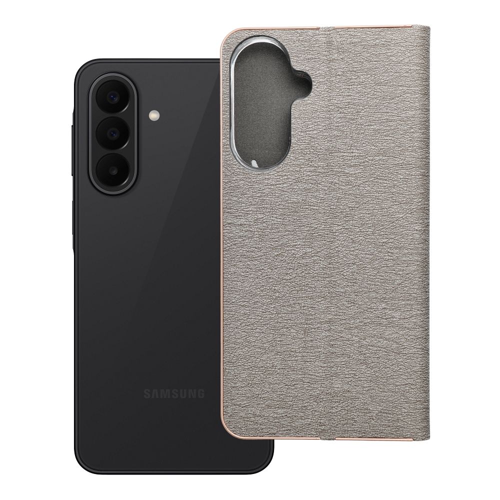 Flip case for Samsung A27 Luna Book Gold silver