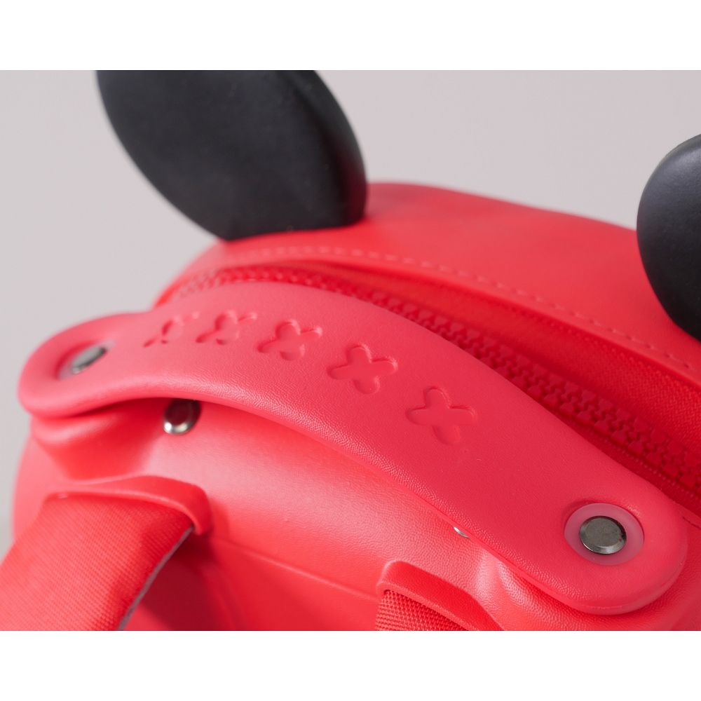 PICOCICI Mały plecak z uszkamni k52 czerwony