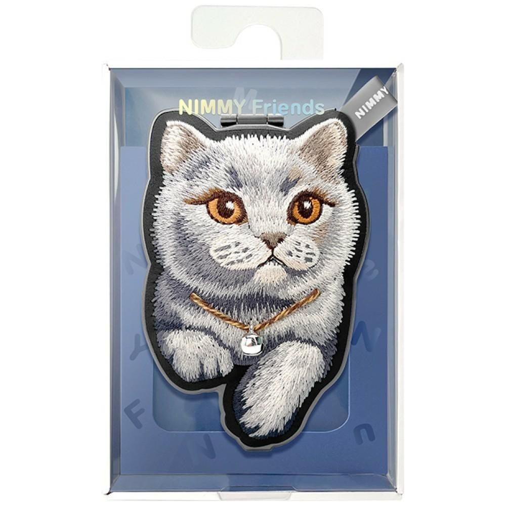 NIMMY magnetic hanger DENIM FASHION BRITISH SHORTHAIR CAT black