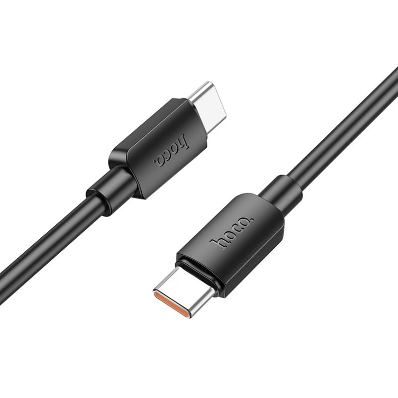 Kabel USB C do USB C Hoco PD 6A 100W 1 m X96 czarny